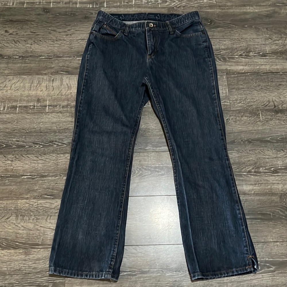 Womens Wrangler Cash no gap waistband jeans size 11/12x30